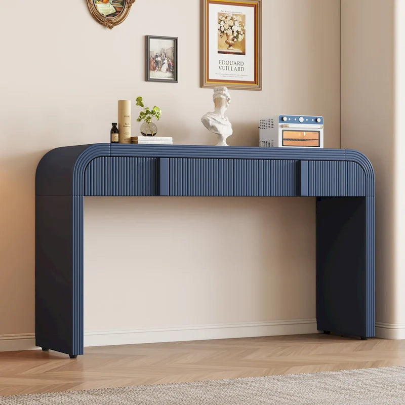 Unique Modern Rounded Silhouette Console Table