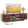 60-Inch TV Stand for Up to 70-Inch TVs with Power Outlets