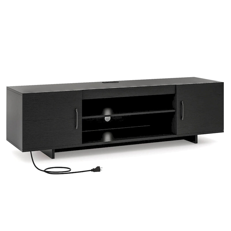 60-Inch TV Stand for Up to 70-Inch TVs with Power Outlets
