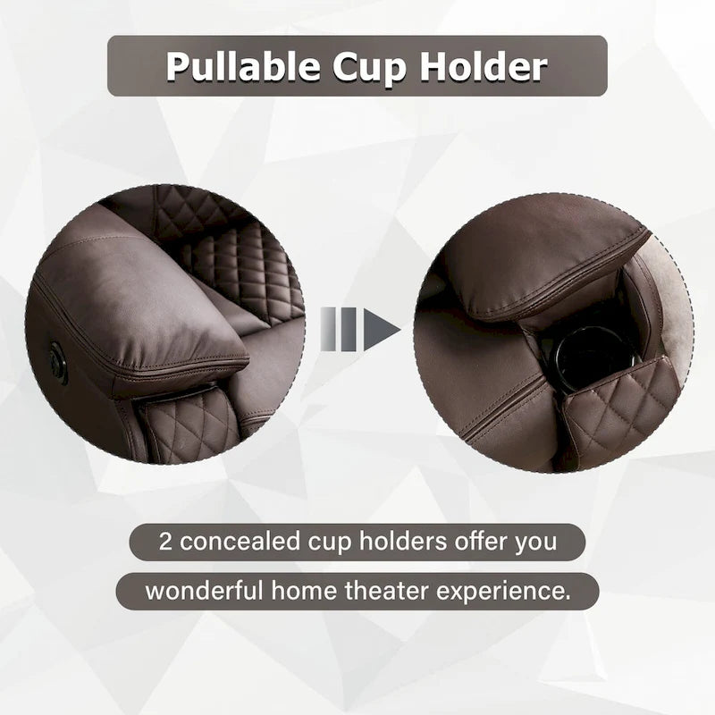 Power Reclining Chair with Massage and Heat