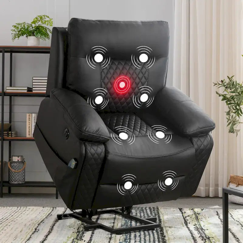 Power Reclining Chair with Massage and Heat