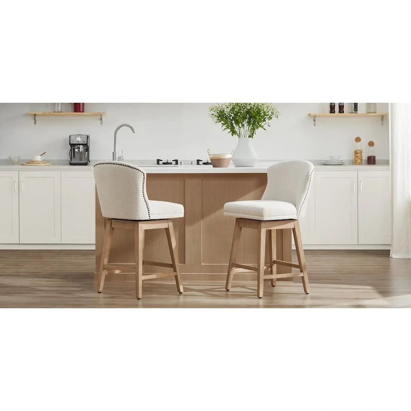 Swivel Counter Stools, Set of 2