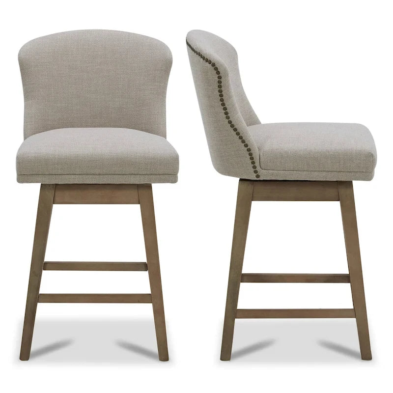 Swivel Counter Stools, Set of 2