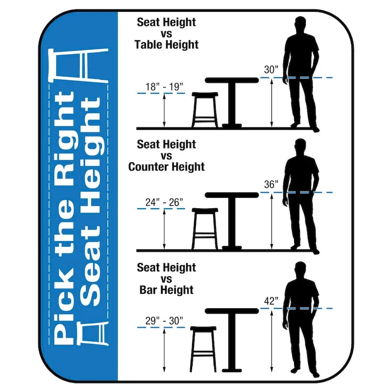 24-Inch Padded Saddle Counter Stools, Set of 2