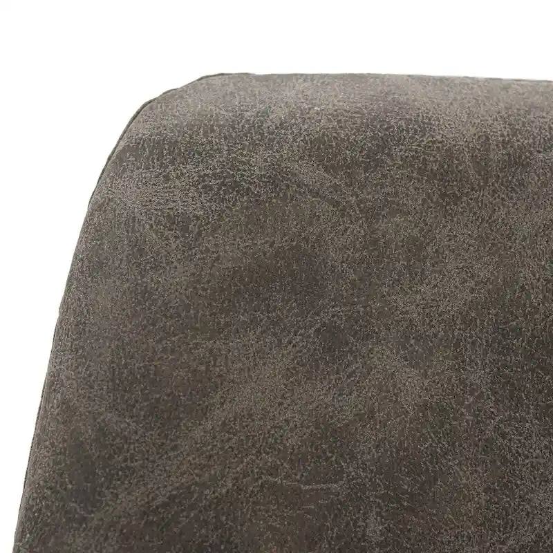 PU Leather Dining Chairs with Gold Metal Legs, Set of 4