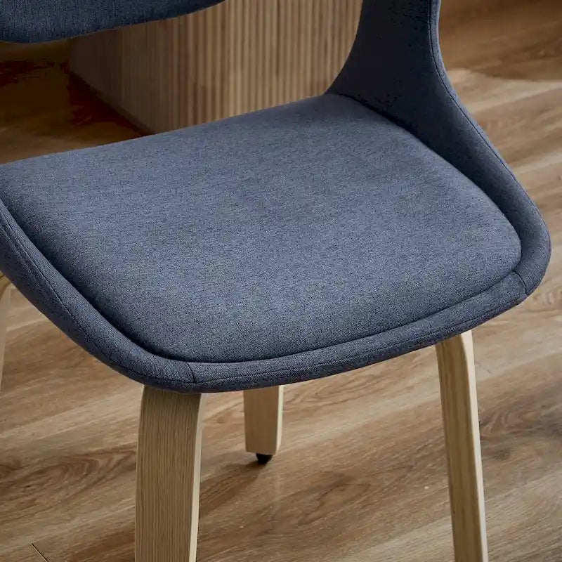360-Degree Swivel Upholstered Wood Accent Chair