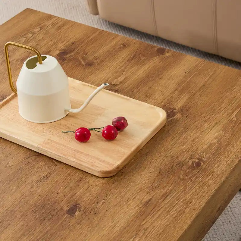 Modern MDF Coffee Table with Metal Legs