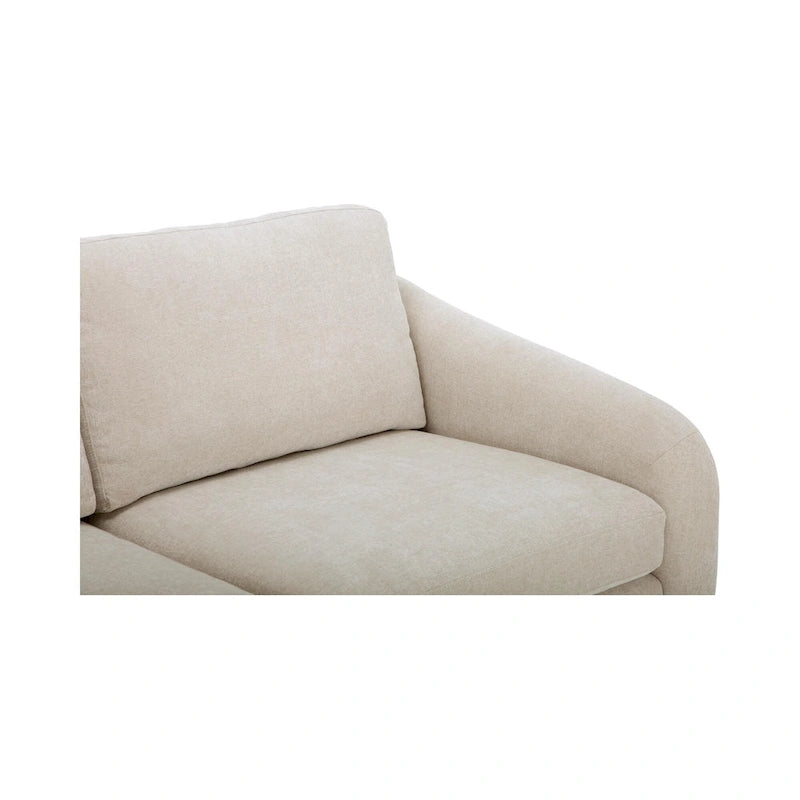 Dunkelbraunes Ecksofa mit umkehrbarer Ottomane